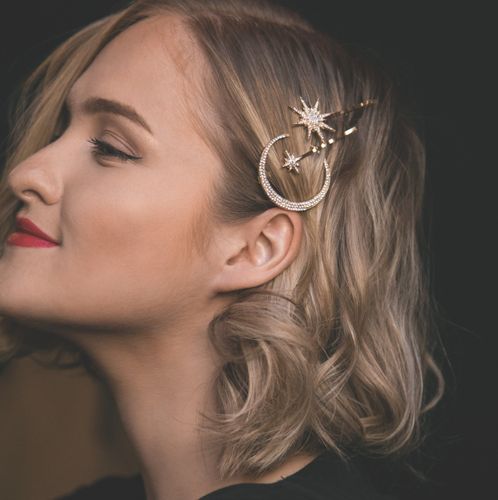 Juno Moon & Star Hair Clip Set